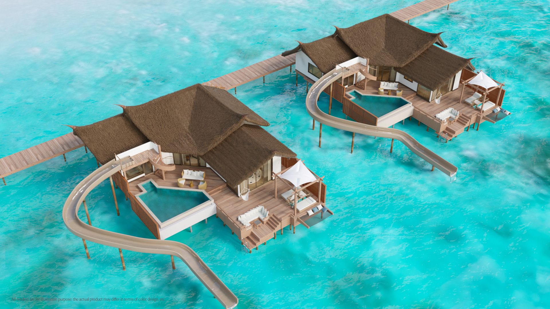 1920x1080 Corporate Maldives Vittaveli unveils luxurious new Ocean Villas with longest water slides in the Maldives