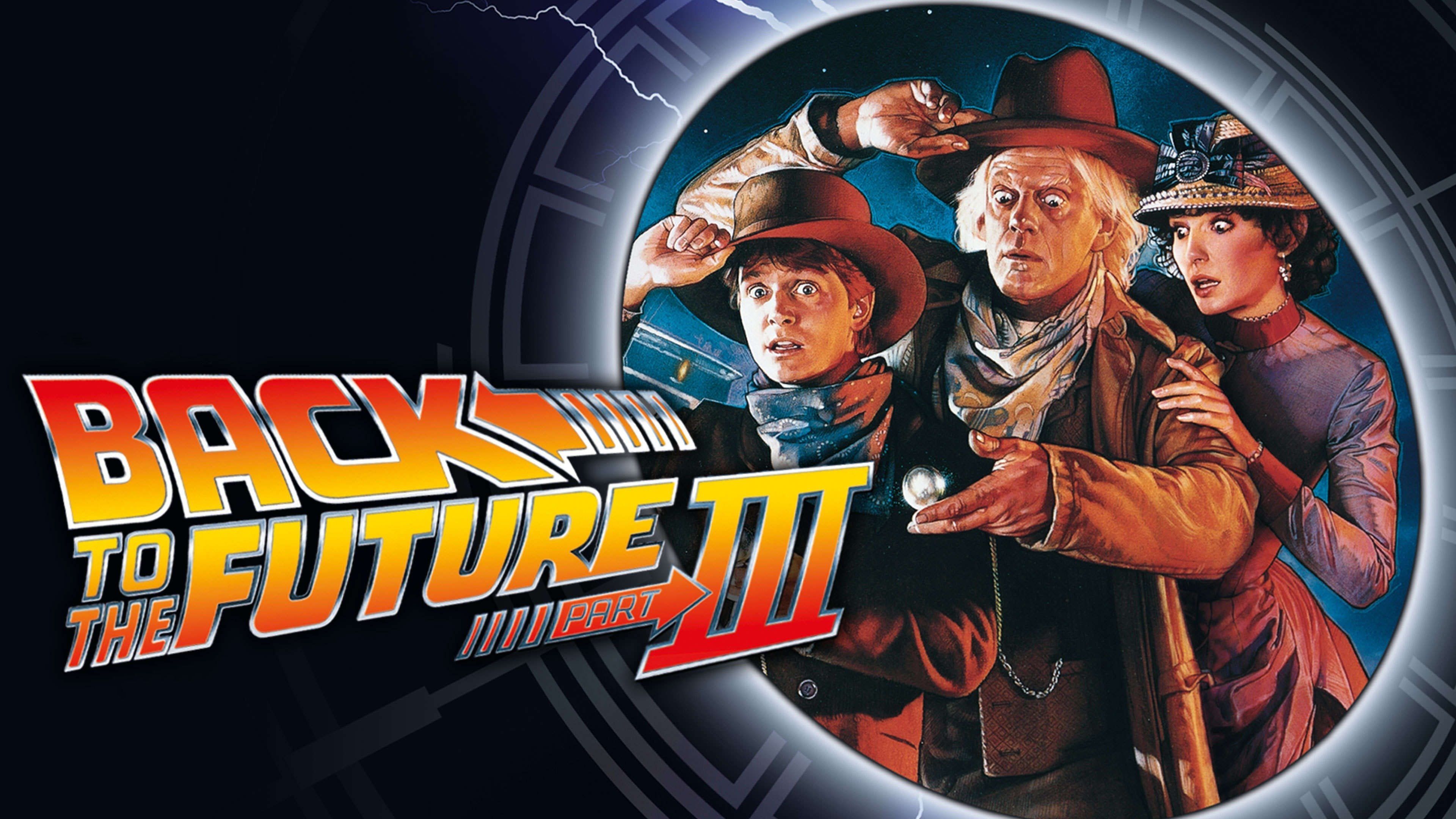 3840x2160 Back to the Future Part 3 Movie poster 4K Wallpaper