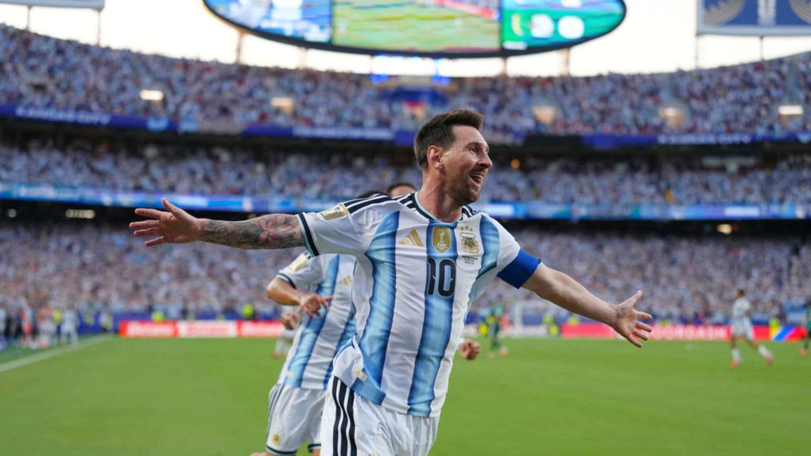 1600x900 FIFA World Cup 2026: Argentina Superstar Lionel Messi Makes History With Stunning Goal. Watch