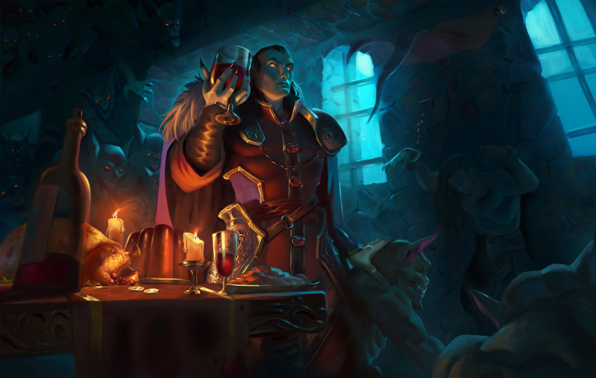 1920x1220 Daniel Rosini Curse of Strahd, fanart