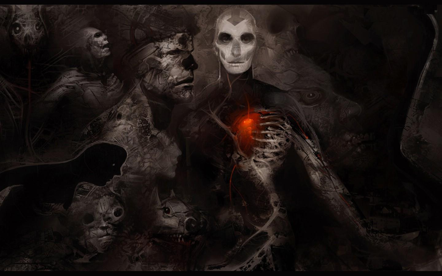 1440x900 Evil 3D HD Wallpaper