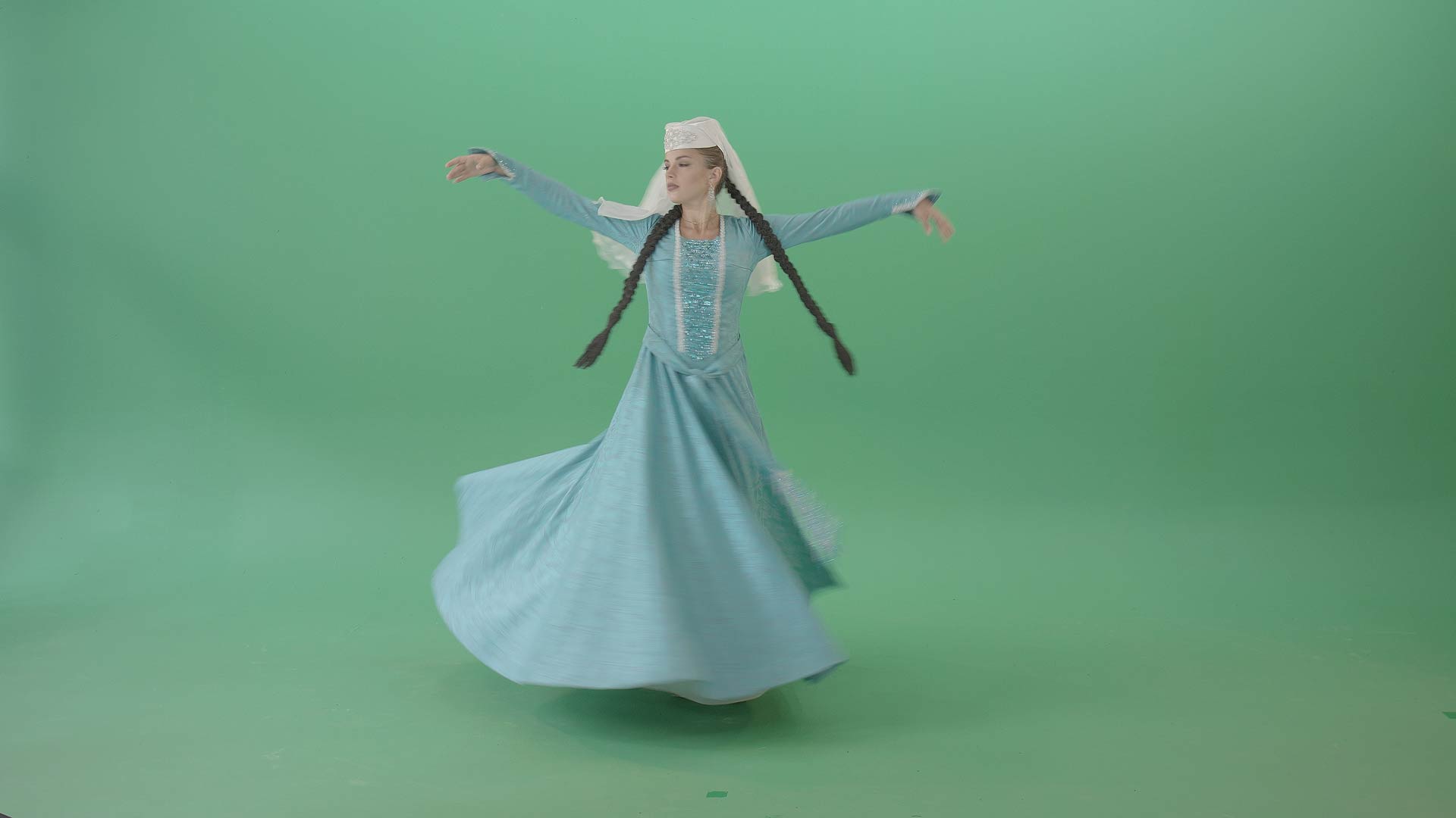 1920x1080 Green Screen Ballet of Georgia Key Video Footage Pack