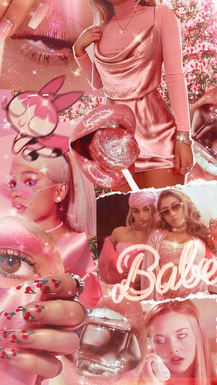 736x1308 Pink Aesthetic Wallpaper Collage