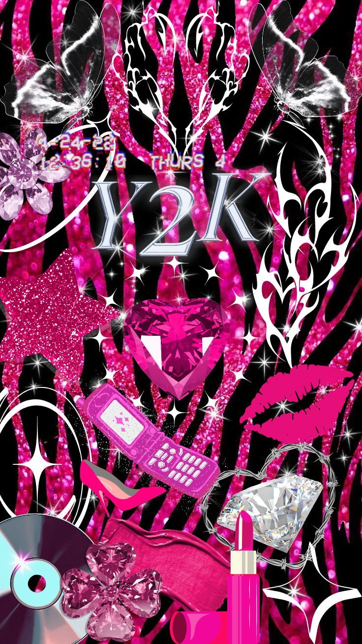 736x1308 Pink Y2K Wallpaper