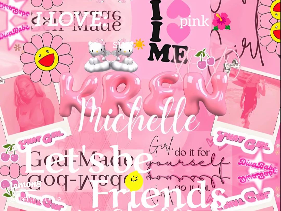 1080x810 My First Pink Junk Wallpaper iPad: Cute Y2K Aesthetic & Hello Kitty!