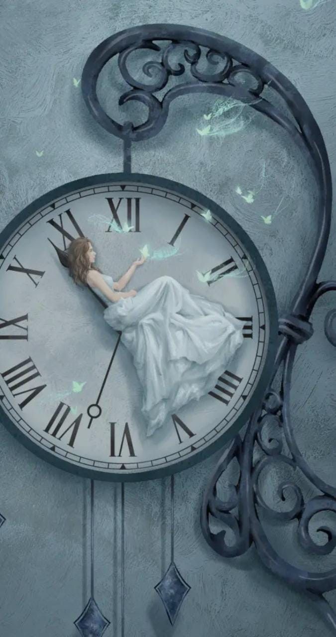 675x1280 Vintage clock art background. Romantic clock art, Clock mechanism wallpaper, Surreal art