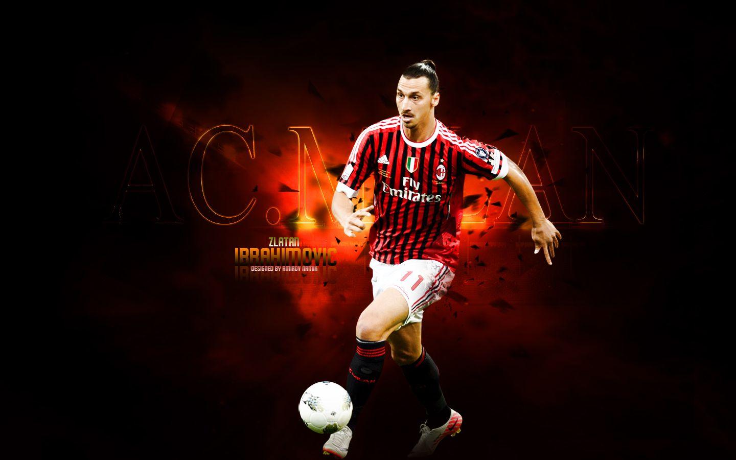 1440x900 All Football Stars: Zlatan Ibrahimovic HD Wallpaper 2012