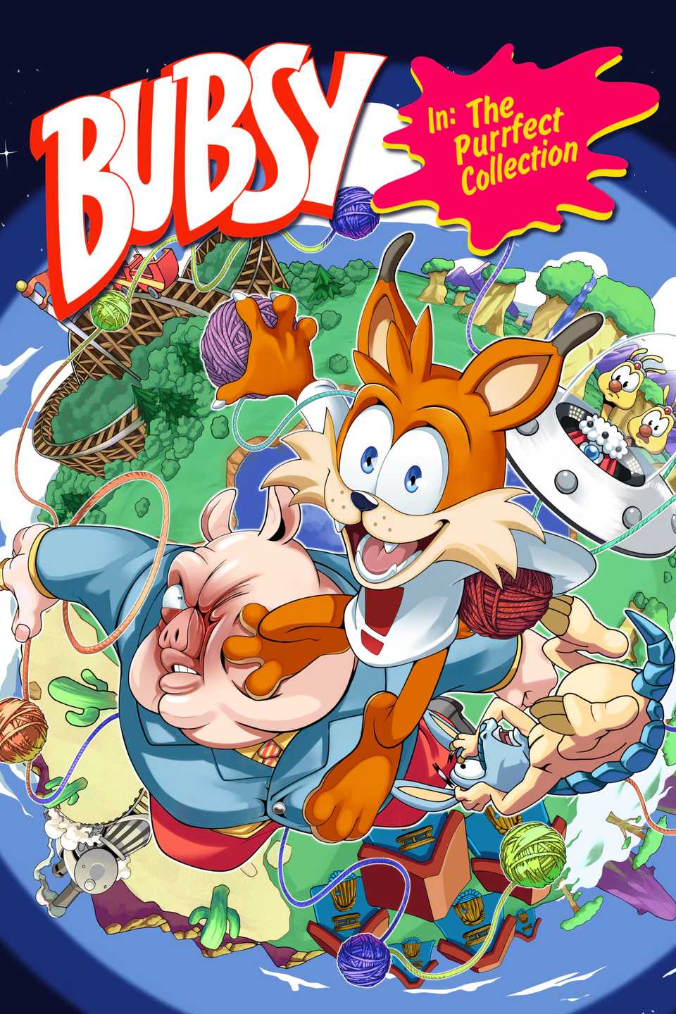960x1440 Bubsy in: The Purrfect Collection brings back a series of infamous platformers next month