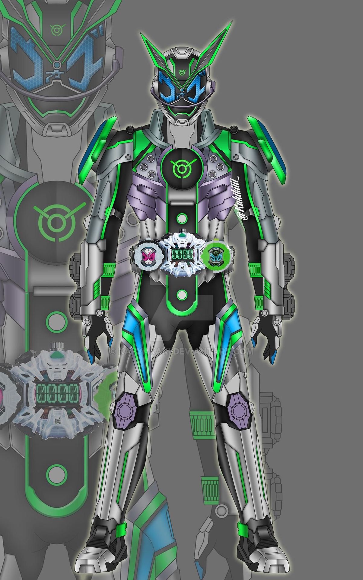 1203x1920 The Ridewatch Hero (Kamen Rider Zi O X My Hero Academia). 61 Rider Wars