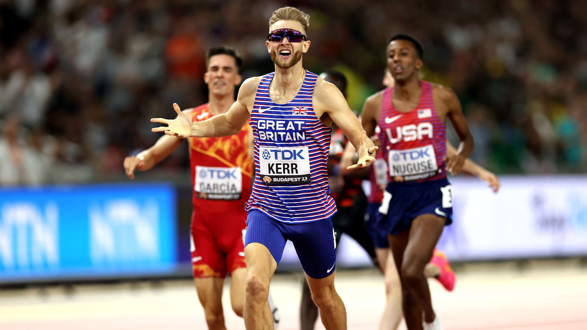 1920x1080 Josh Kerr wins 1500m gold at World Athletics world championship