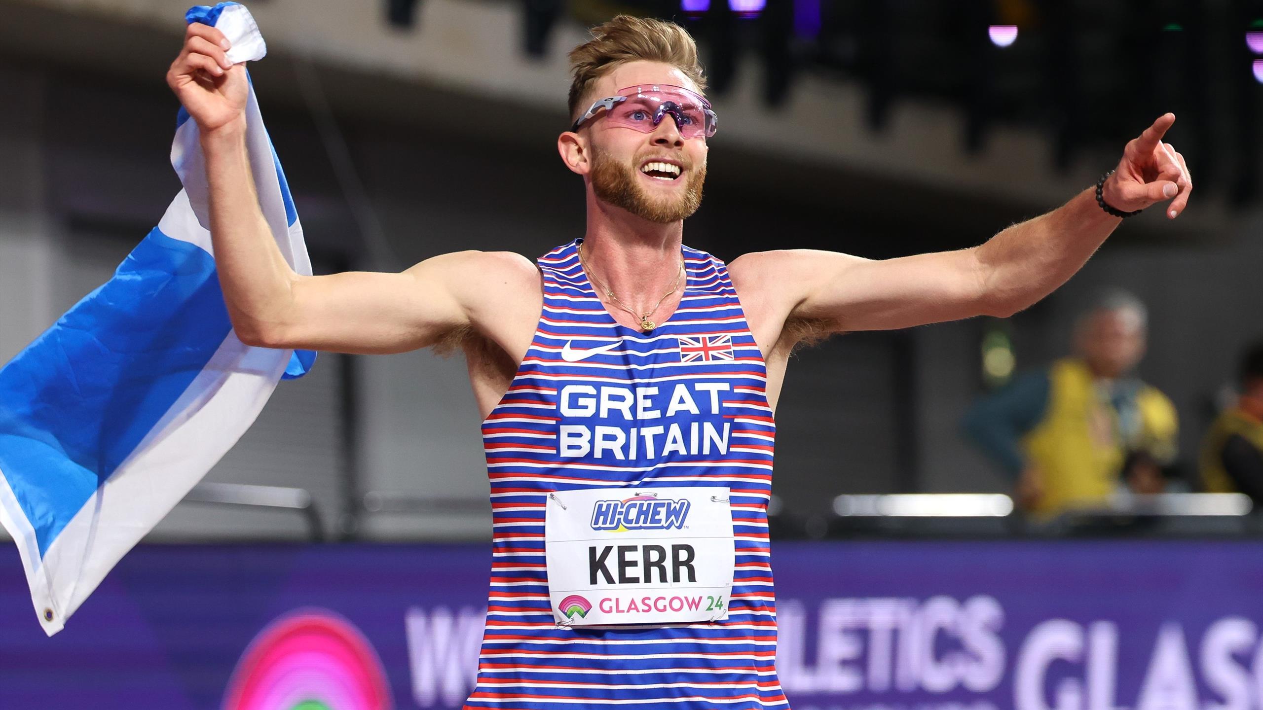2560x1440 Paris 2024: Josh Kerr full of confidence for Olympics tilt after World Athletics Indoor Championships gold