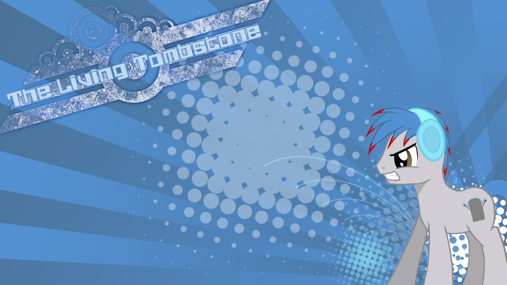 1920x1080 The Living Tombstone Wallpaper by BlueDragonHans and Helhoof. My Little Pony wallpaper. My Little Wallpaper are Magic