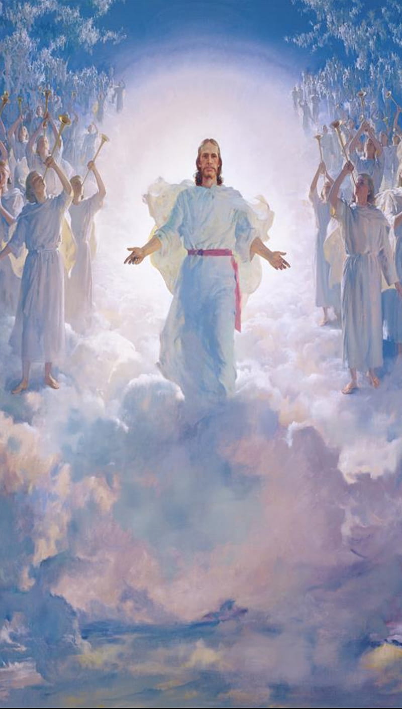800x1412 Jesus, angel, angels, christian, christianity, faith, god, heaven, HD phone wallpaper