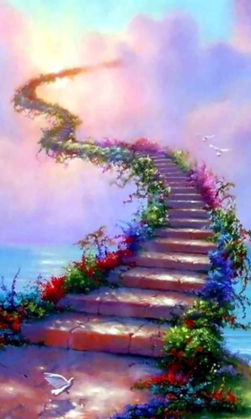 800x1334 Stairway To Heaven, jesus, love, prayers, HD phone wallpaper