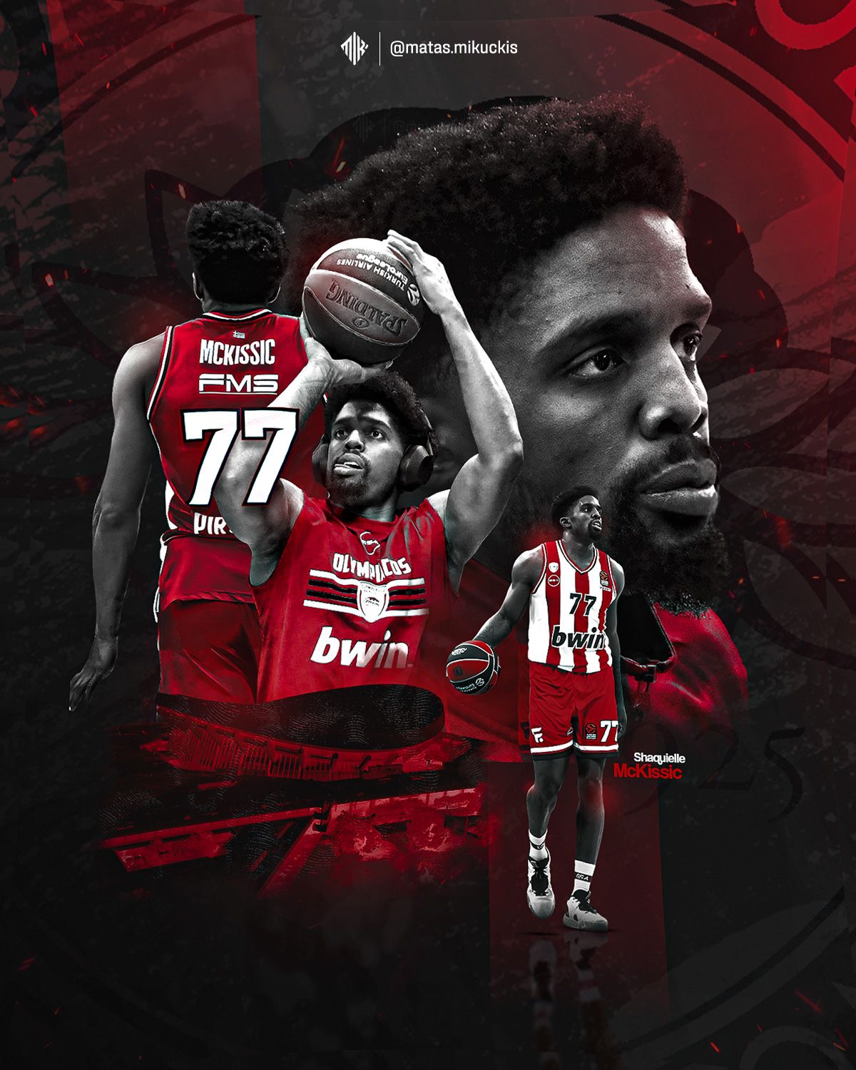 1200x1500 I created a phone wallpaper for all Olympiacos / McKissic fans
