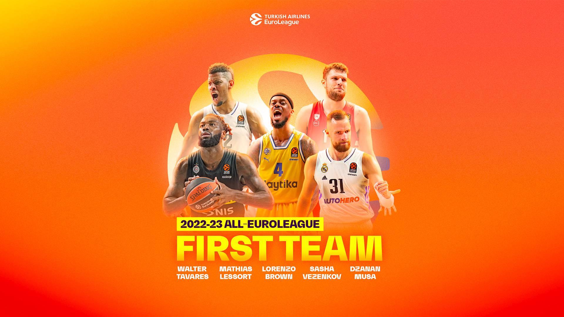 1920x1080 2022 23 All EuroLeague First Team: Dzanan Musa, Real Madrid