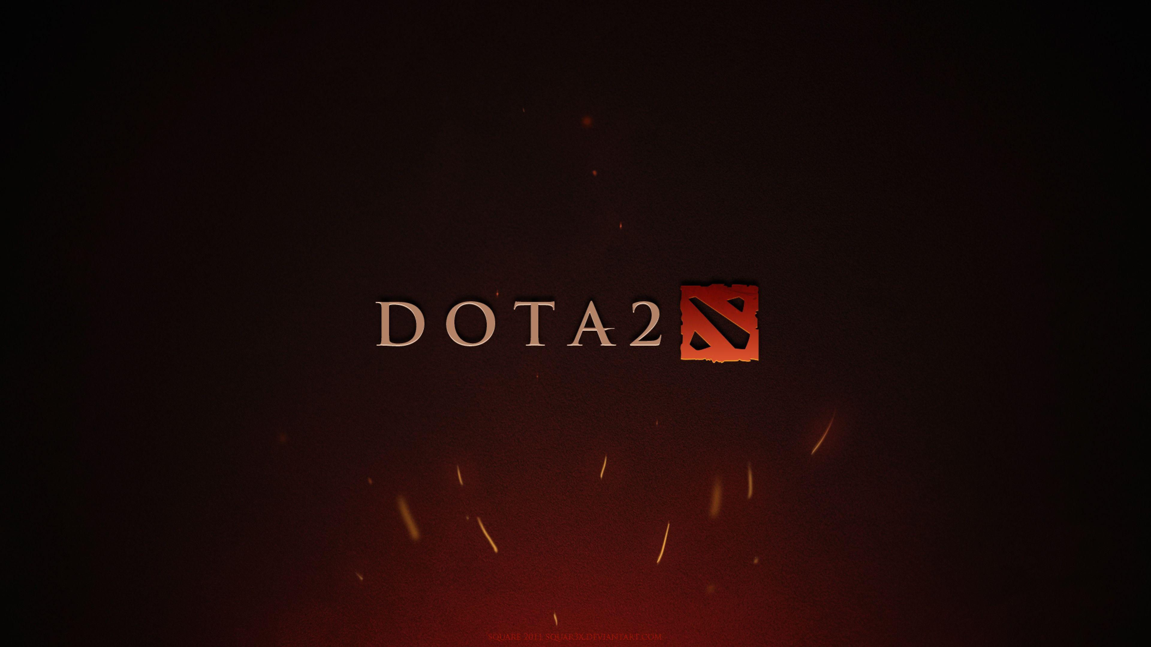 3840x2160 Dota 2 Game Logo, HD Games, 4k Wallpaper, Image, Background