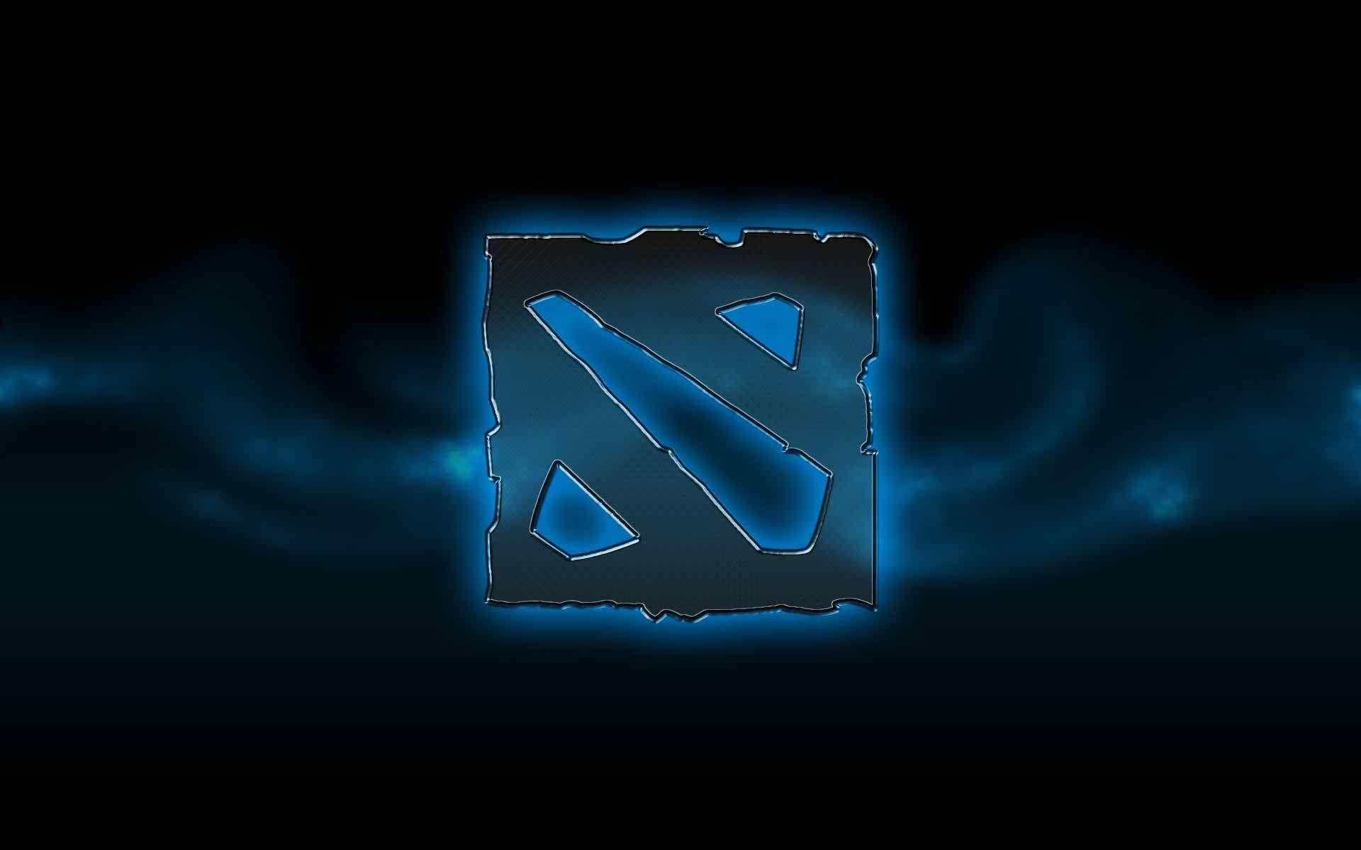 1920x1200 Dota 2 Logo Wallpaper, Blue Dota 2 Logo Wallpaper