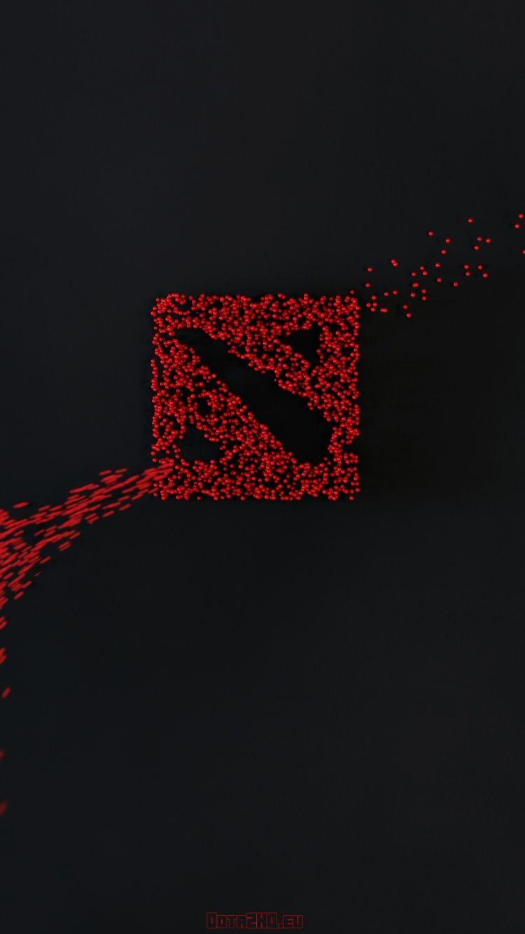 750x1334 Dota 2 Dota Art Logo