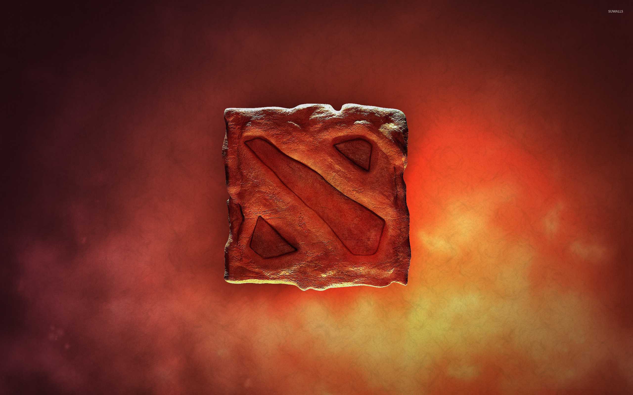 2560x1600 Red stone Dota 2 logo wallpaper wallpaper