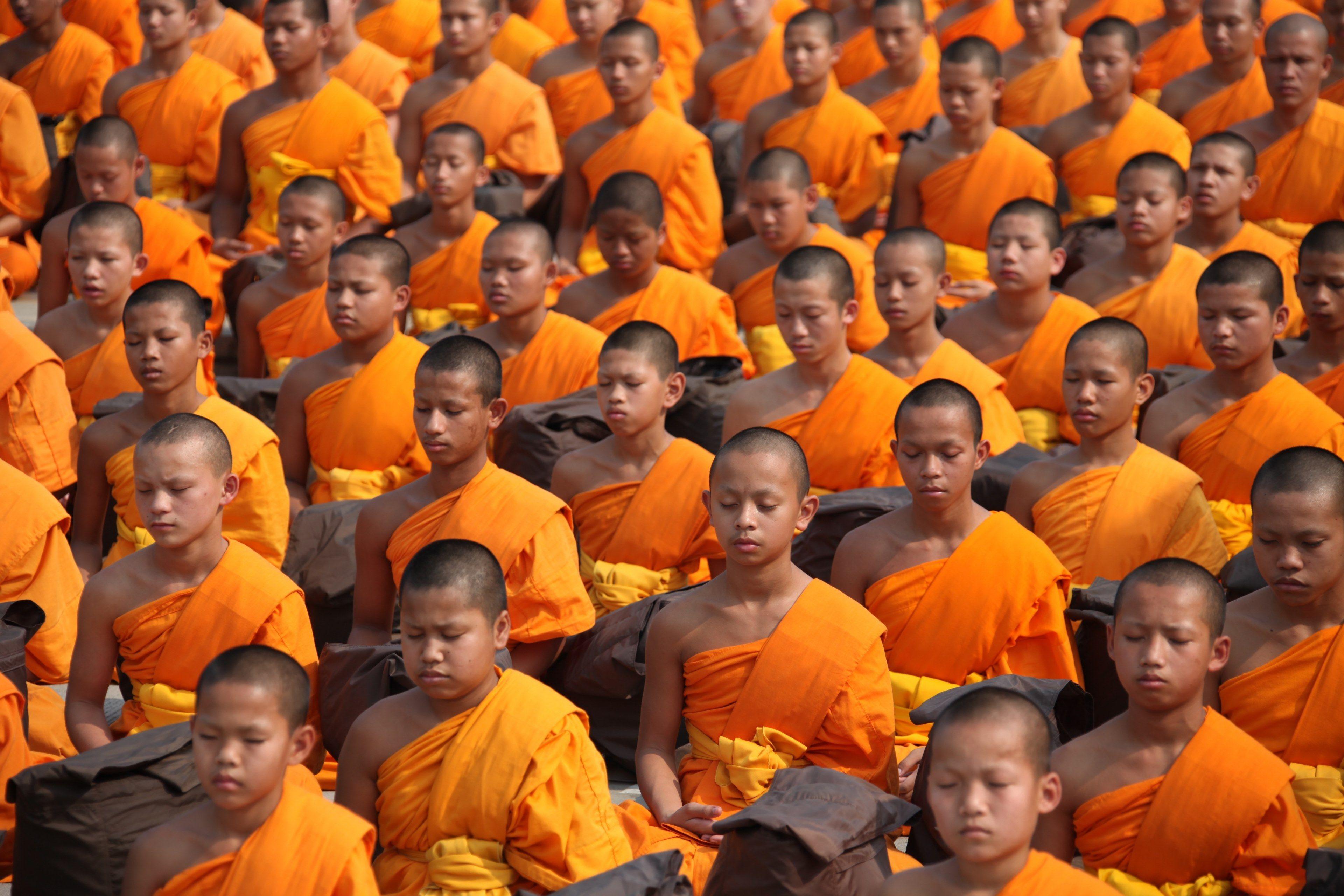 3840x2560 Wallpaper / thailand buddhists monks and novices