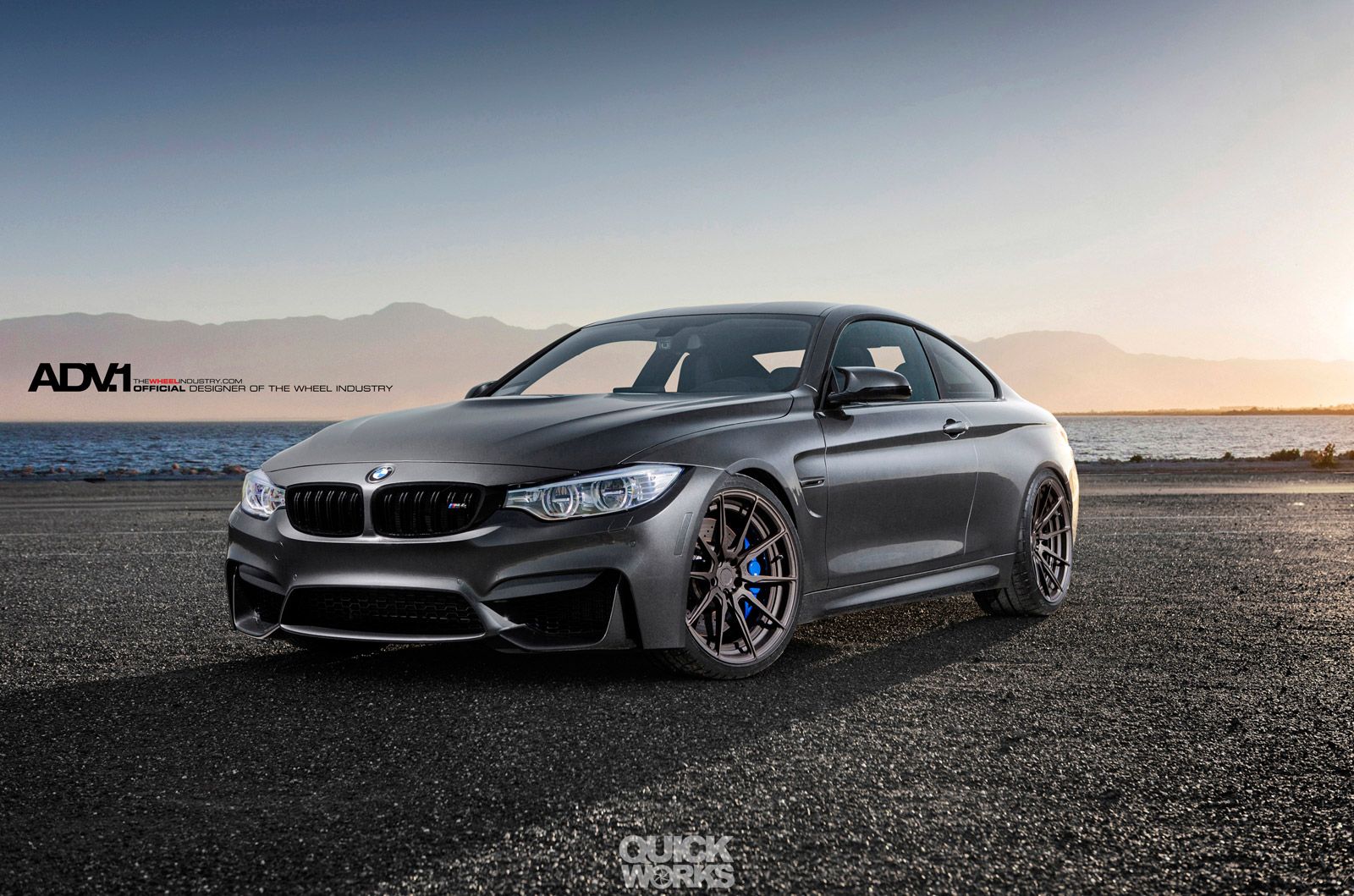 1600x1059 Gorgeous Mineral Gray BMW M4 on ADV.1 Wheels