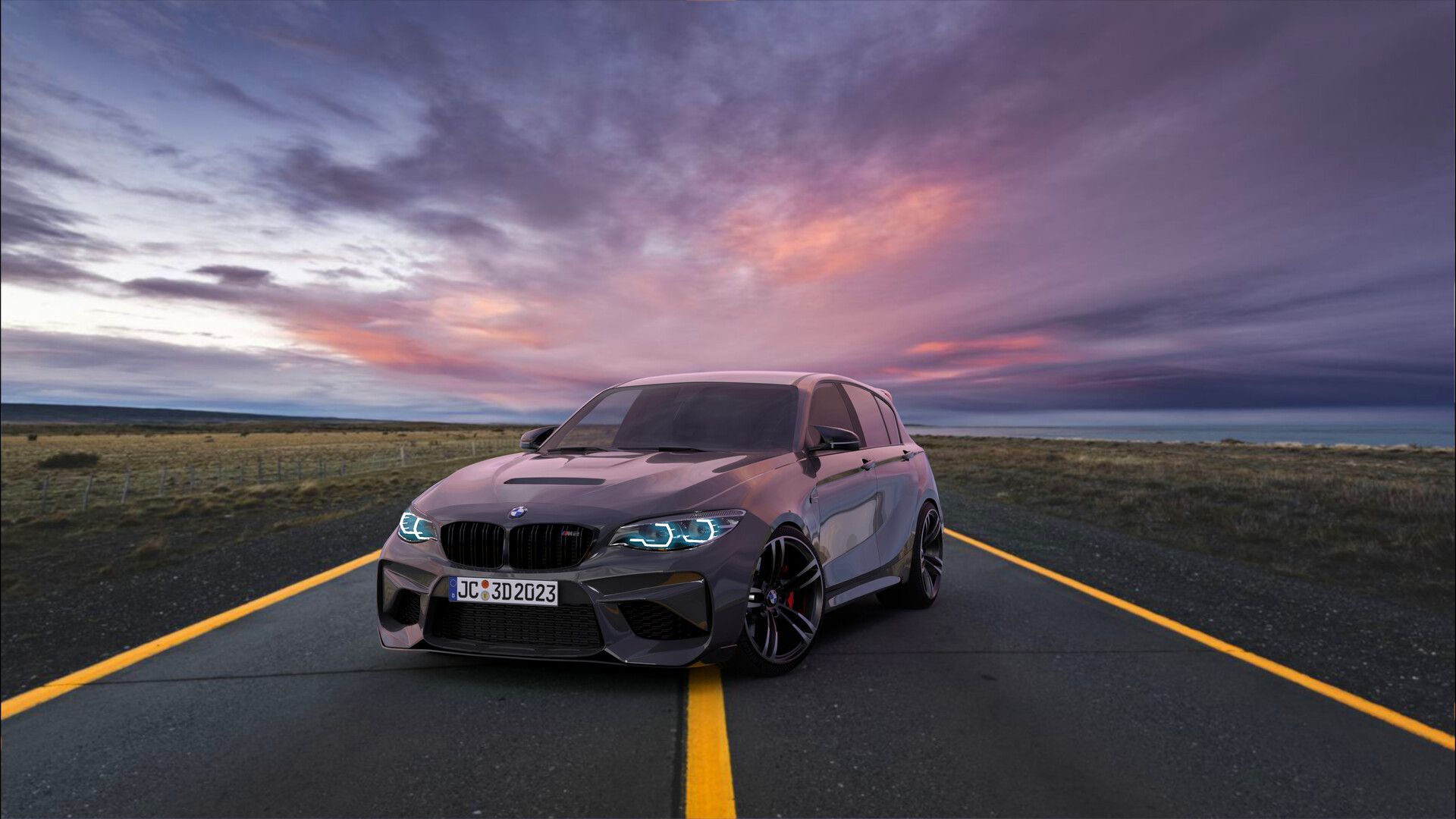 1920x1080 BMW M140i With M2 Body Kit