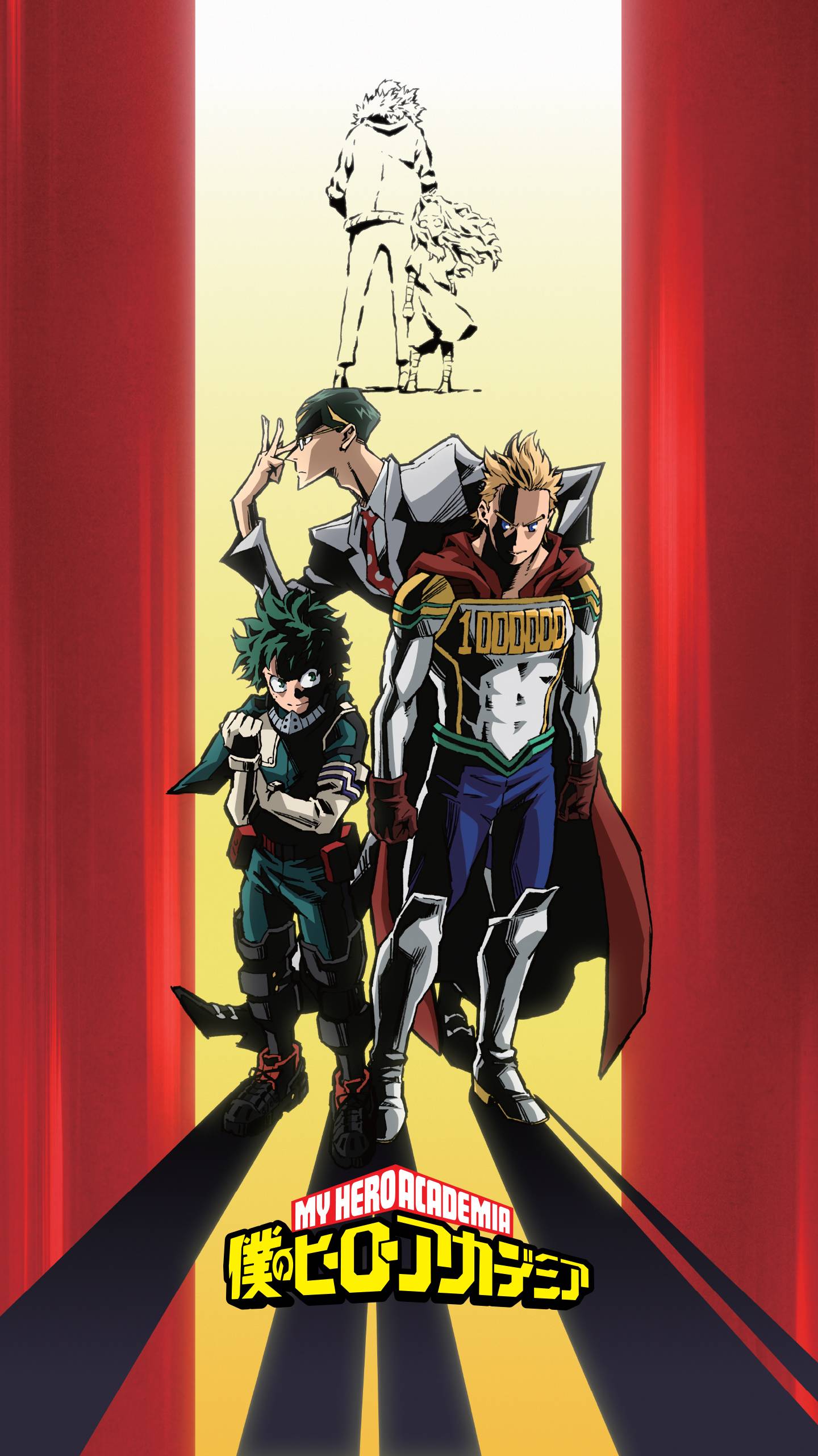 1440x2560 My Hero Academia Season 4 Promo Art 2 Wallpaper. Cat with Monocle