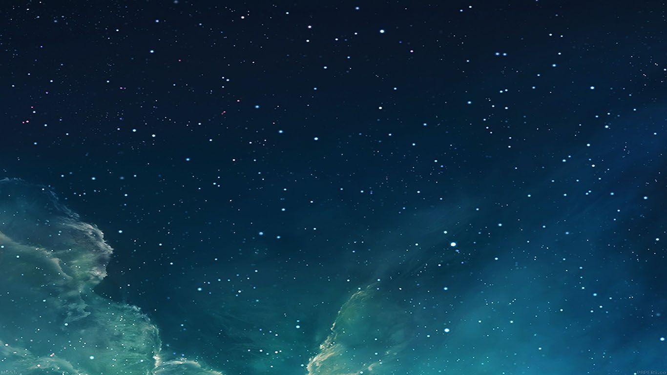 1366x768 IPapers.co Apple IPhone IPad Macbook IMac Wallpaper Mc56 Wallpaper Galaxy Blue 7 Starry Star Sky. Blue Galaxy Wallpaper, Star Sky, Galaxy Wallpaper