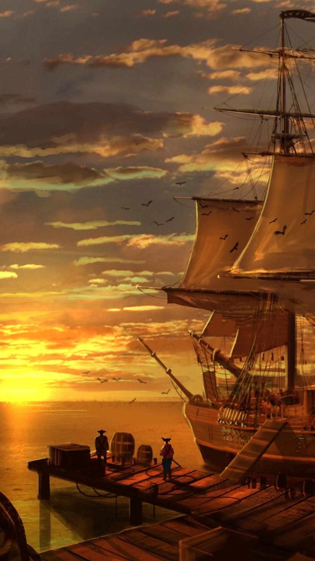 1080x1920 Pirate IPhone Wallpaper (1080x 0.84 Mb)
