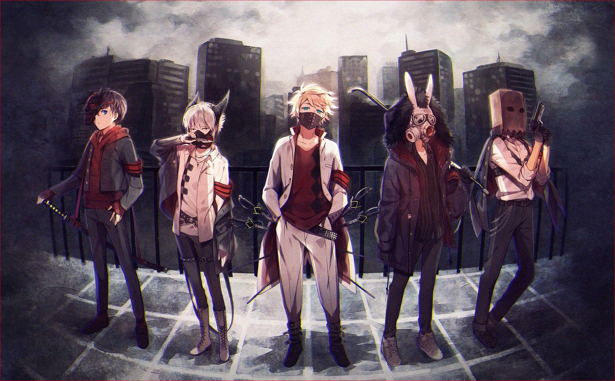 2000x1239 #original characters, #anime, #anime boys, #short hair