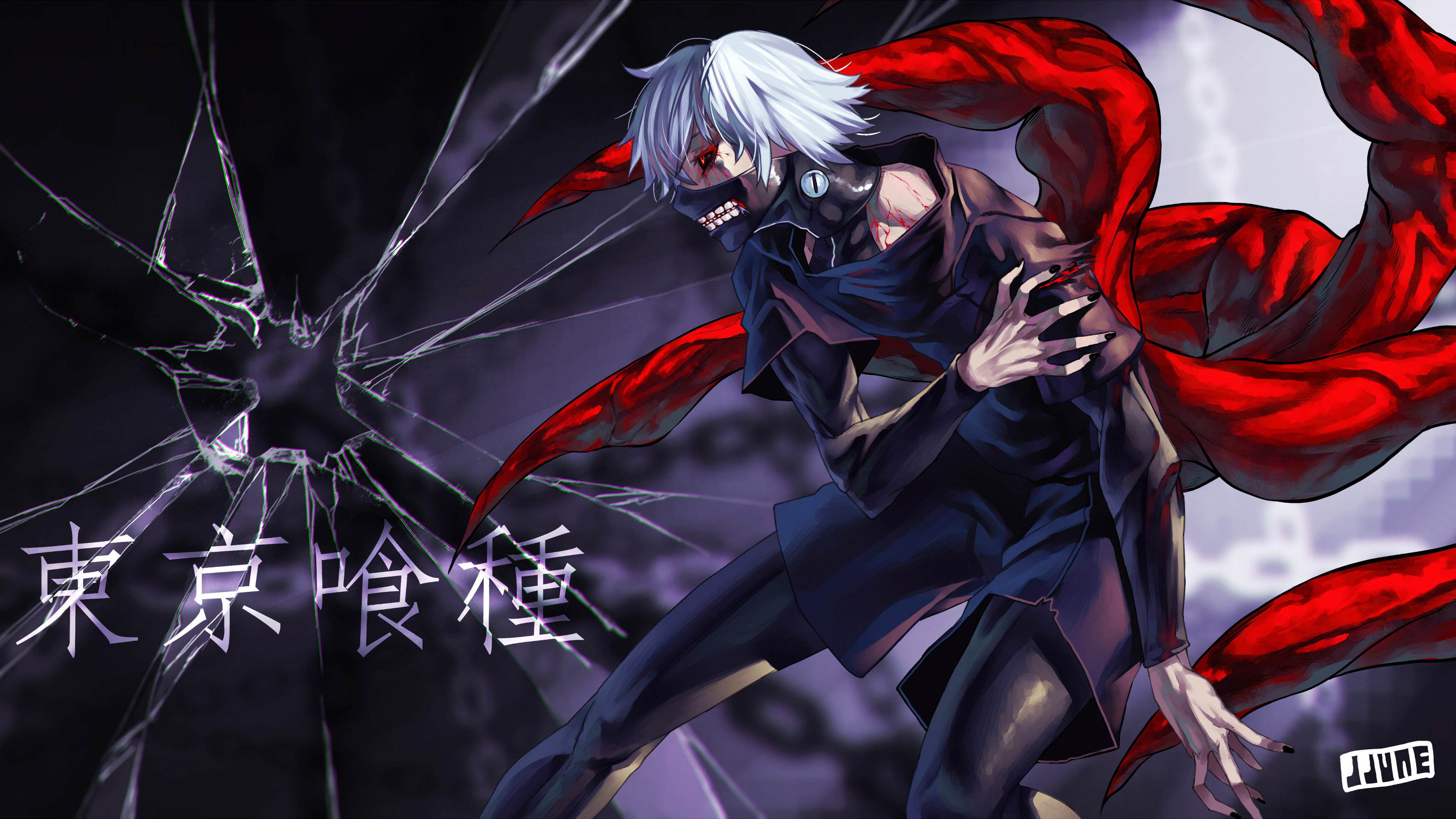 3840x2160 Tokyo Ghoul HD Wallpaper