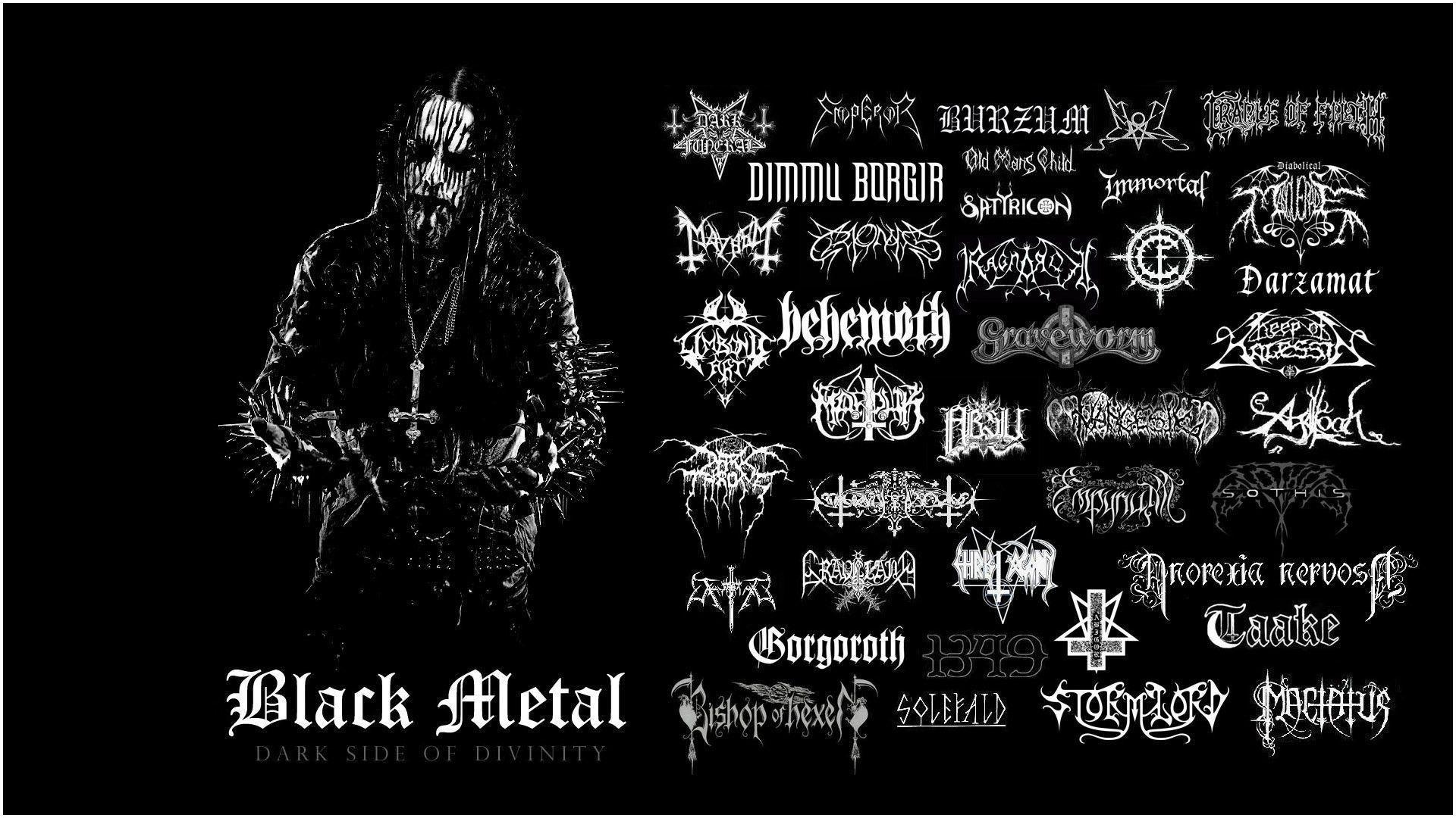 1920x1080 Black Metal Background