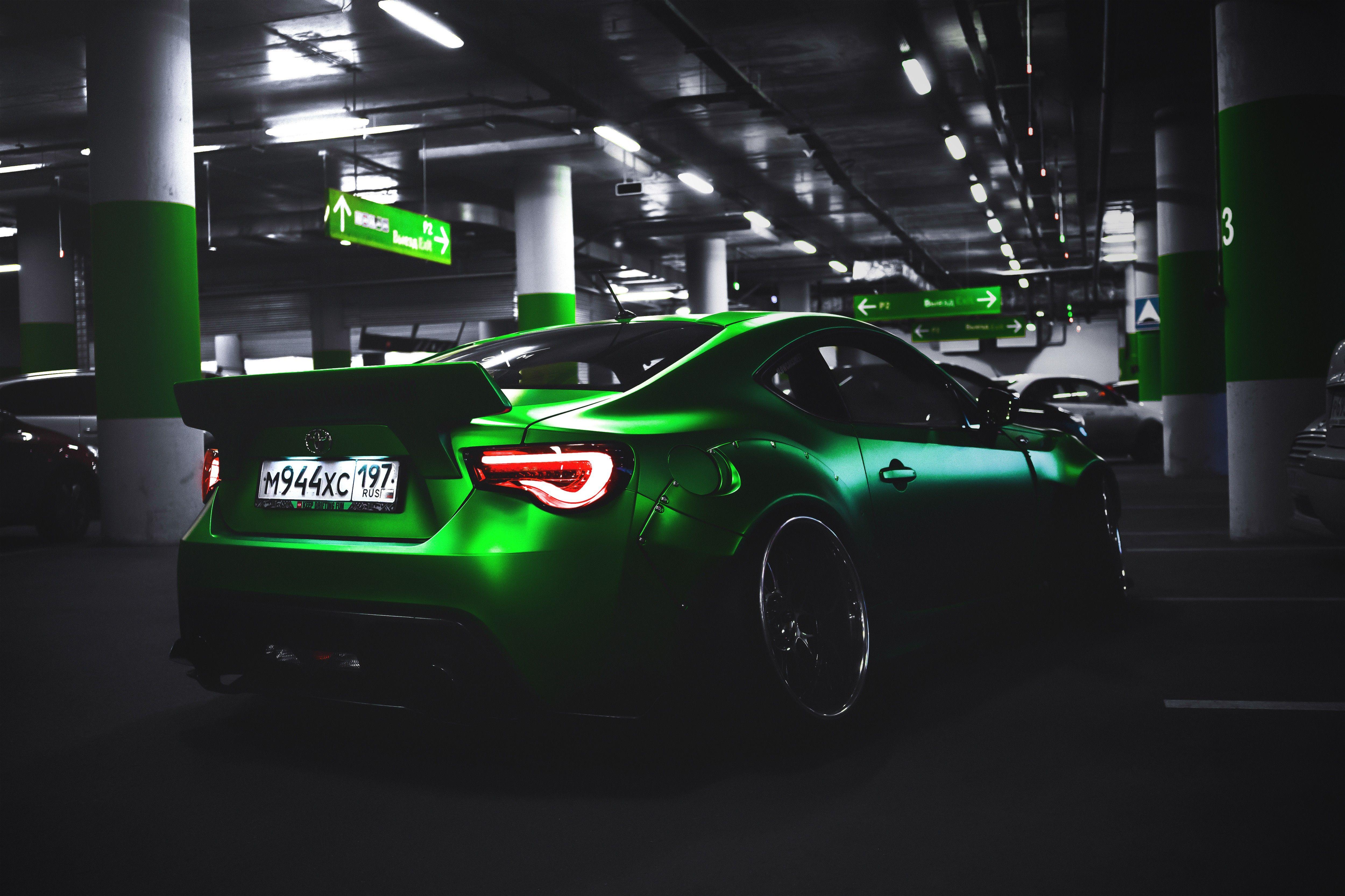 5000x3333 #LB Works, #car, #green, #vehicle, #Toyota GT #Toyota