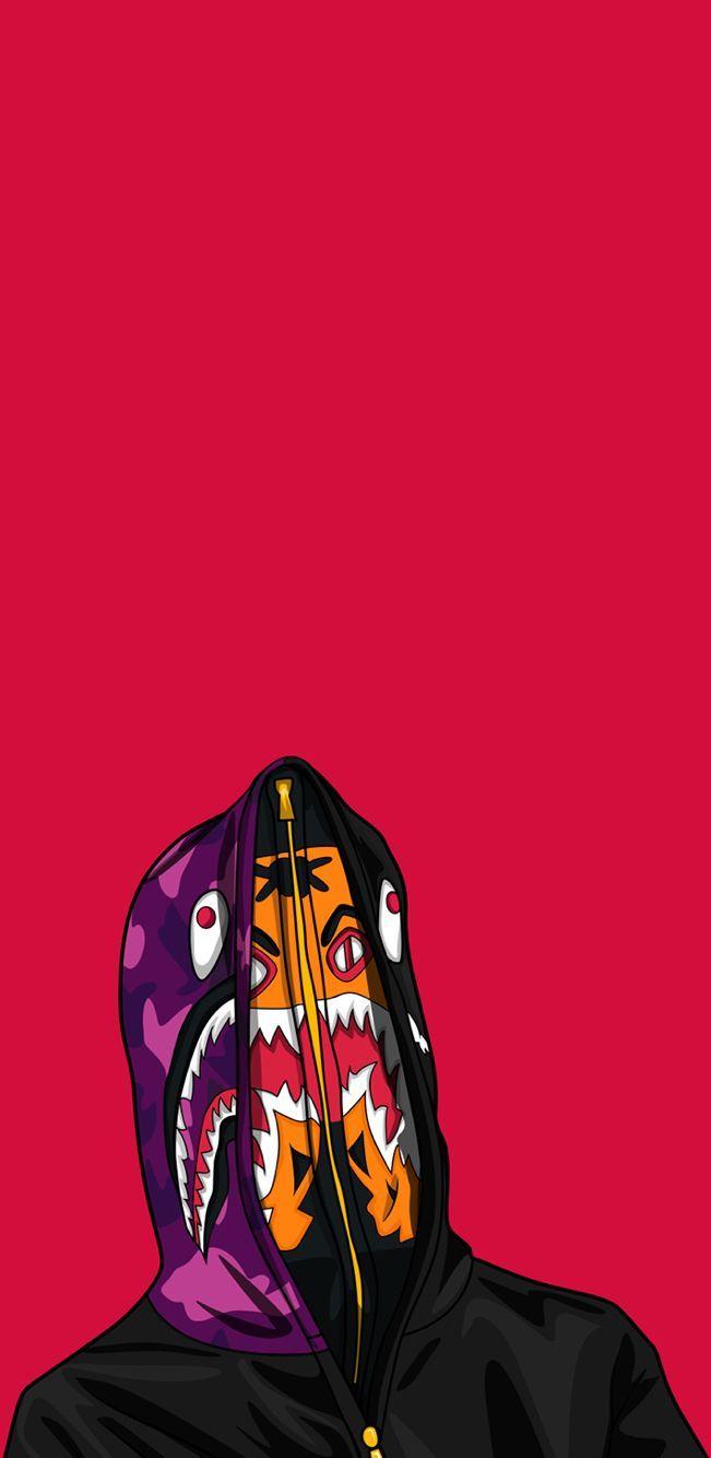 651x1334 bape supreme wallpaper 2020 it up