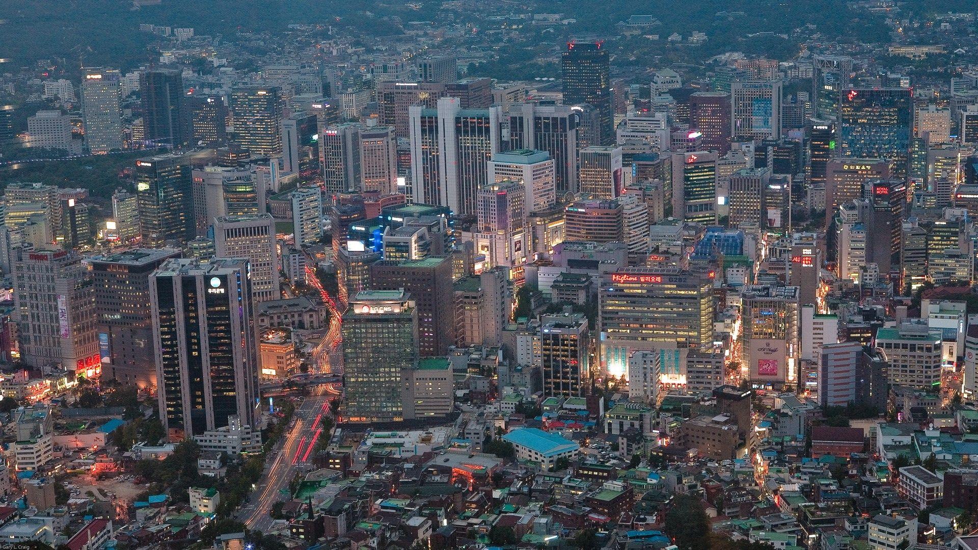 1920x1080 Cityscapes skylines buildings skyscrapers Asians Asia Asian