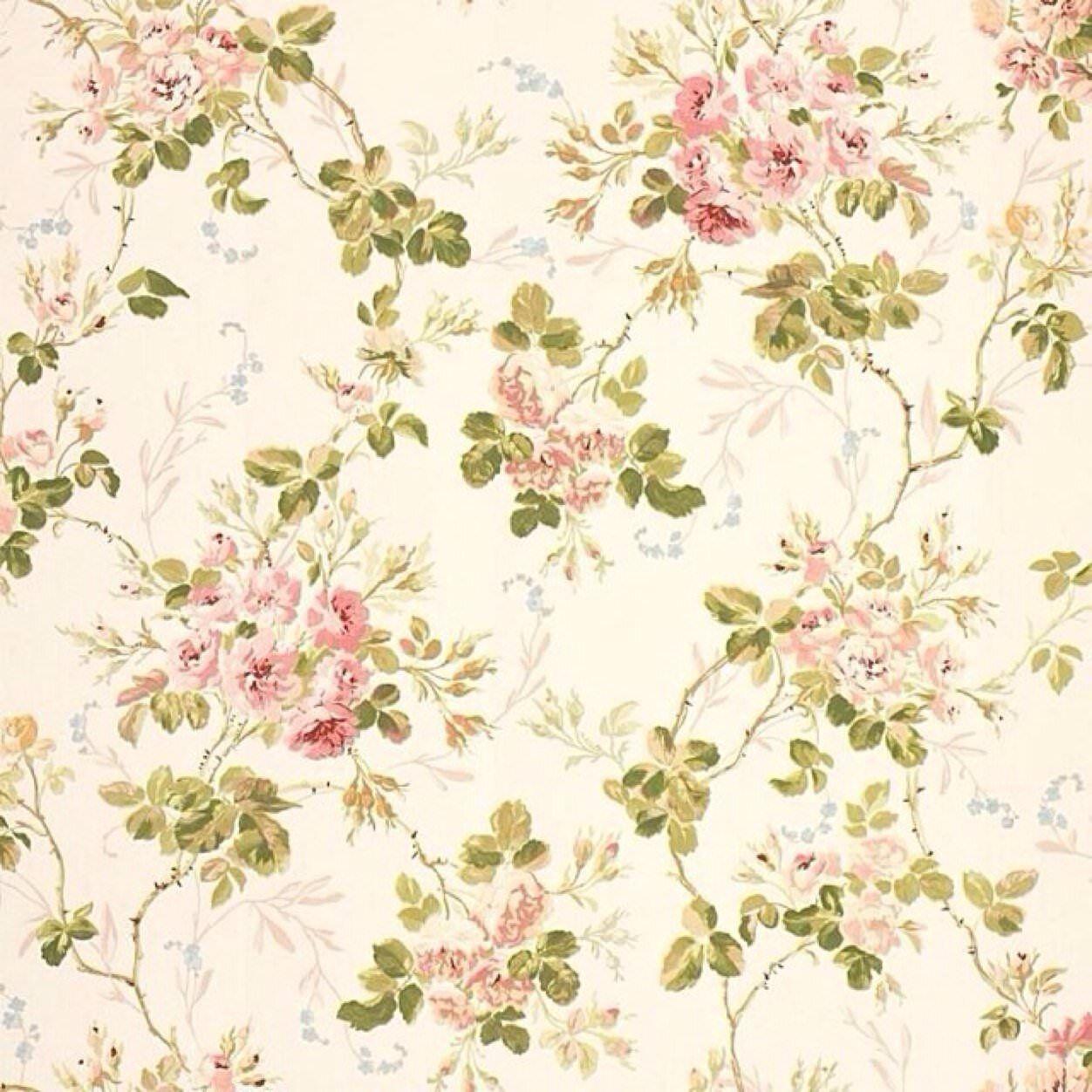 1252x1252 Black and Pink Floral Vintage Background