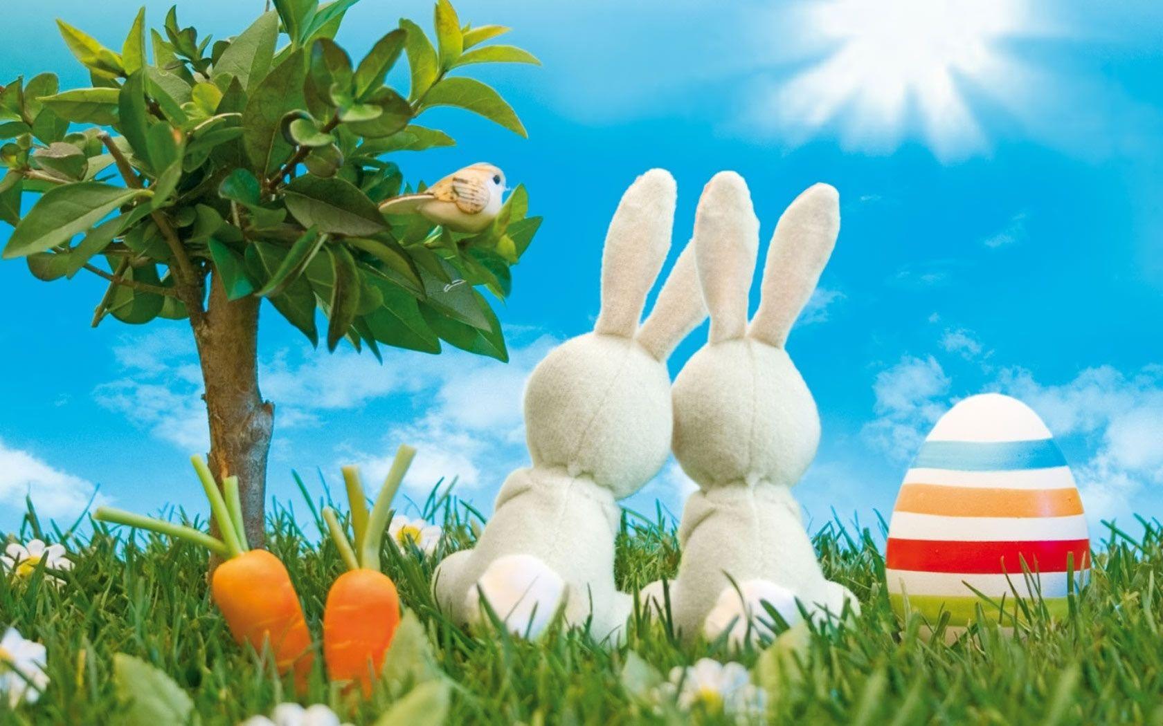 1680x1050 Easter Computer HD Wallpaper 3D