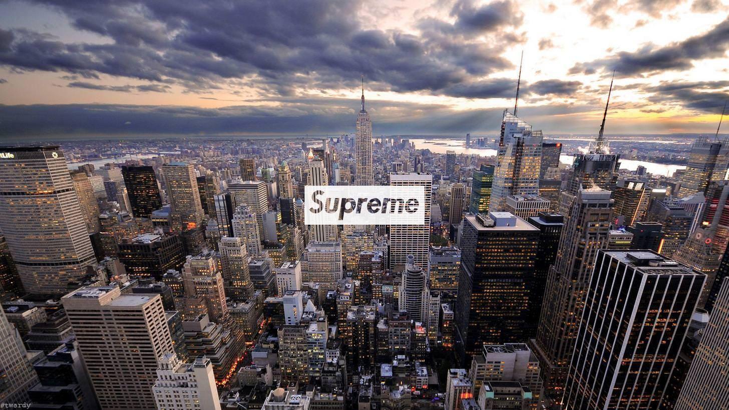 1456x819 Supreme Wallpaper 1920x1080. New york wallpaper, New york city
