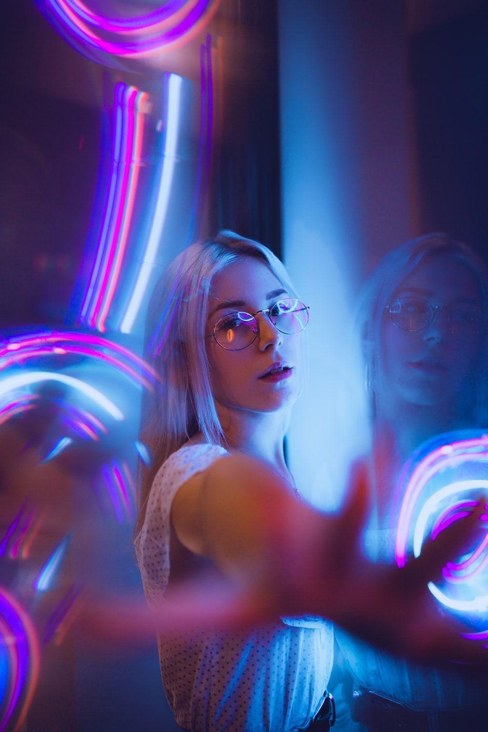 1000x1500 Neon Portrait Picture [HD]. Download Free Image
