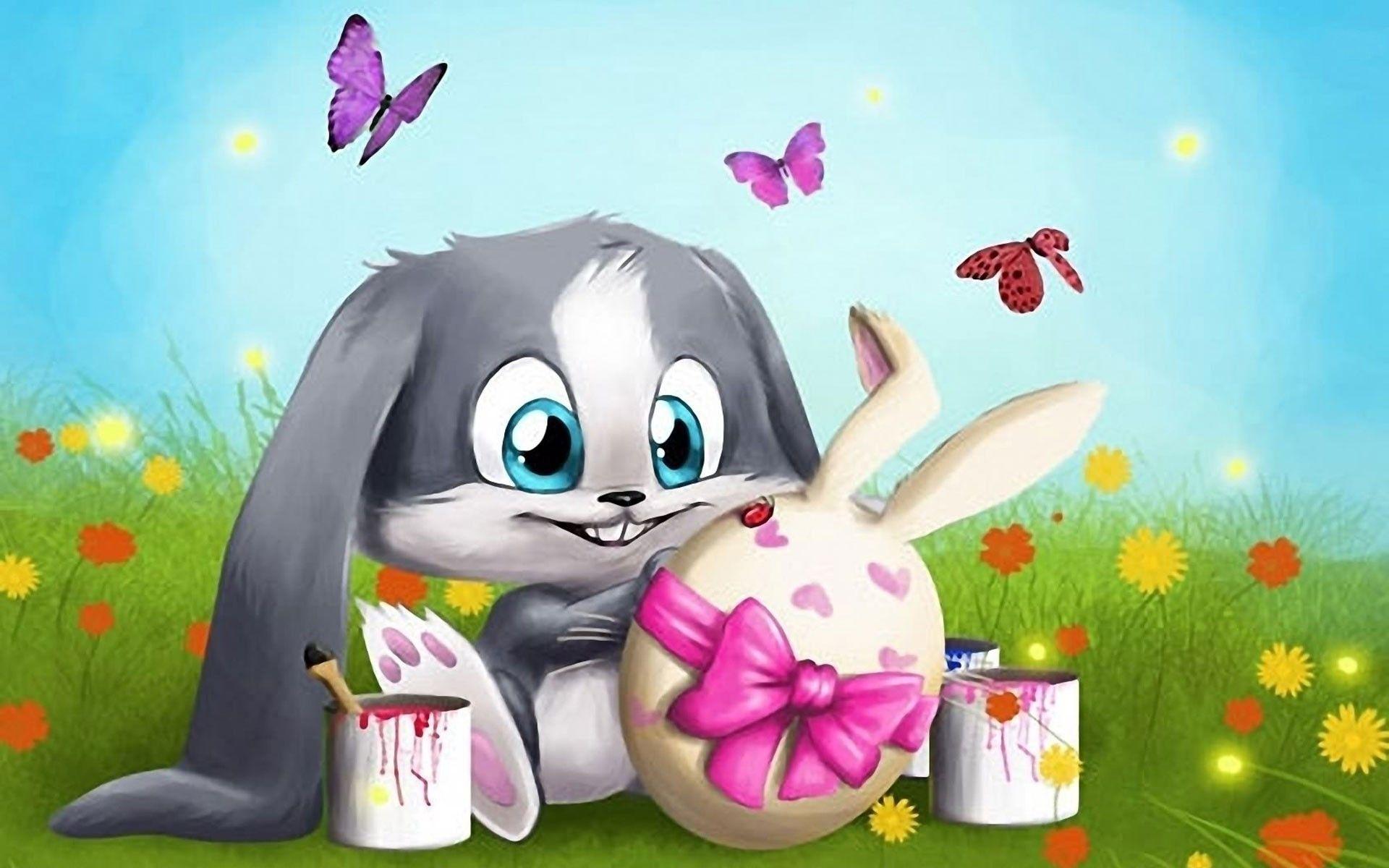 1920x1200 3D easter wallpaper. PC