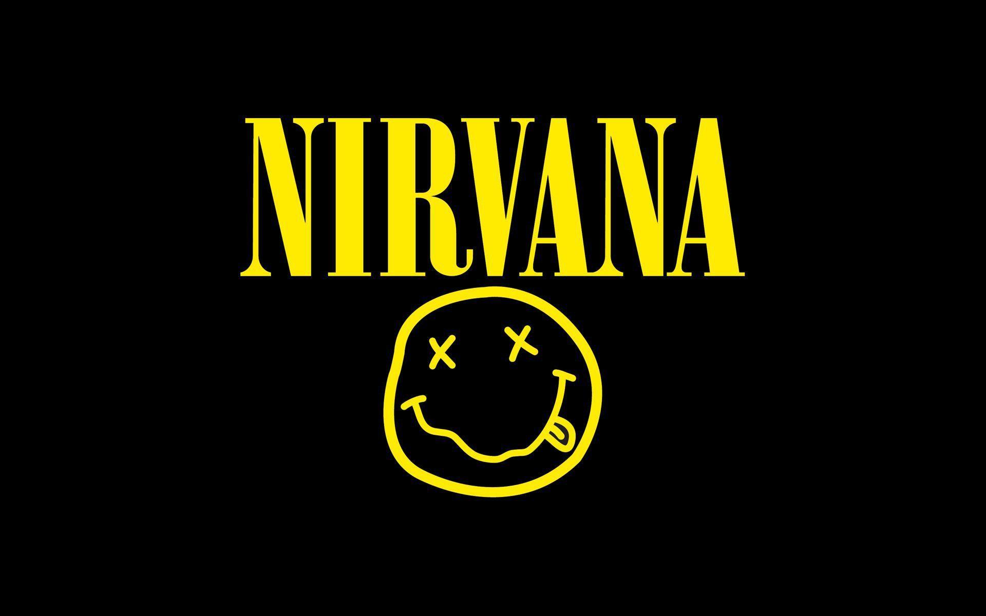 Nirvana Logo Black Wallpaper gambar ke 4