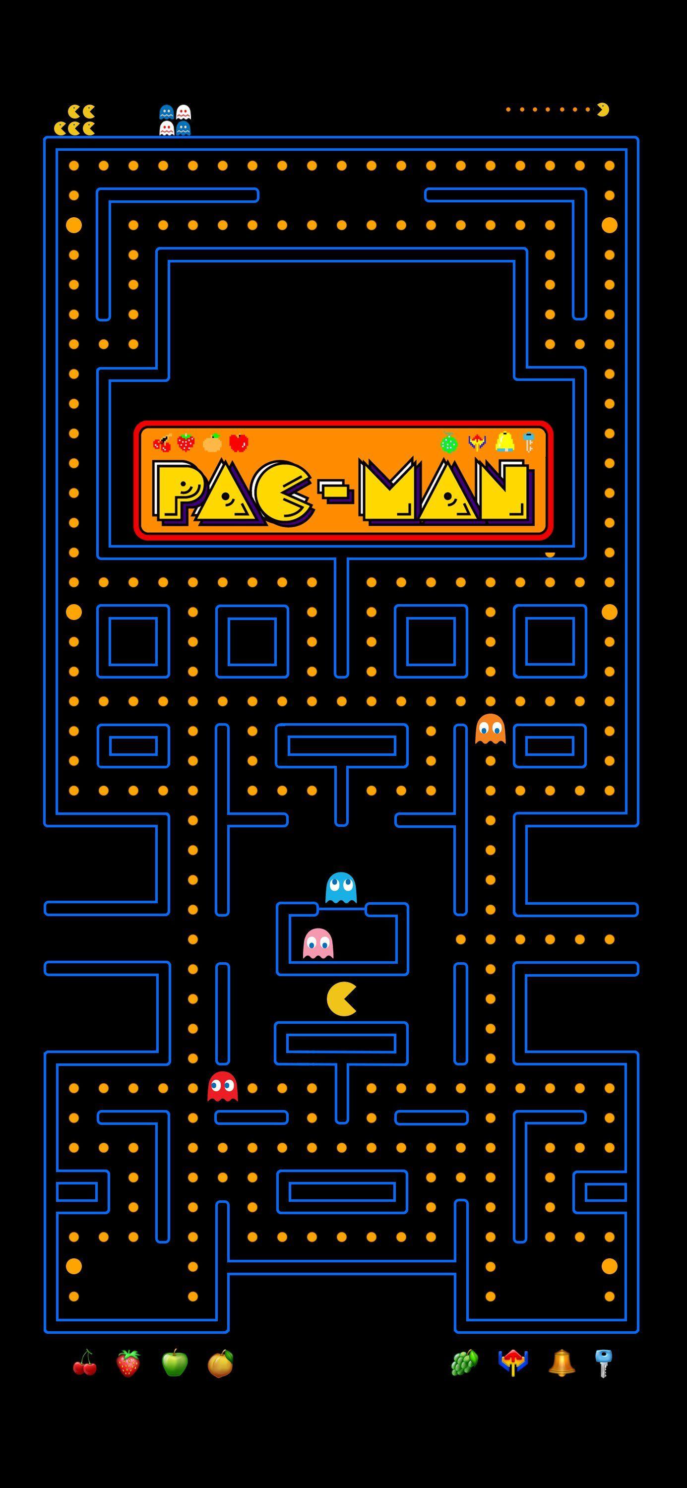 Pacman Iphone Wallpapers Top Free Pacman Iphone Backgrounds Wallpaperaccess