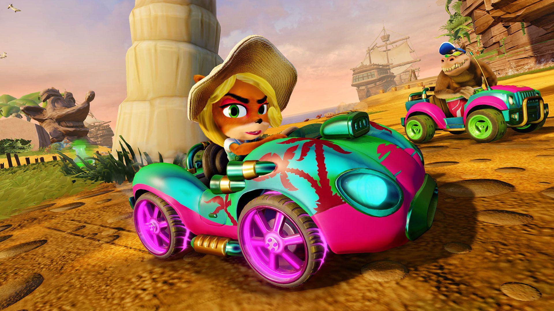 1920x1080 Coco Bandicoot Nitro Fueled Characters Roster Racers
