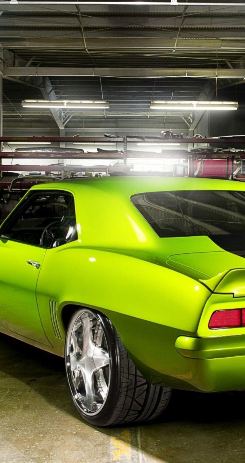 852x1608 Free download Green Chevrolet Coupe Old car wallpaper 852x1608