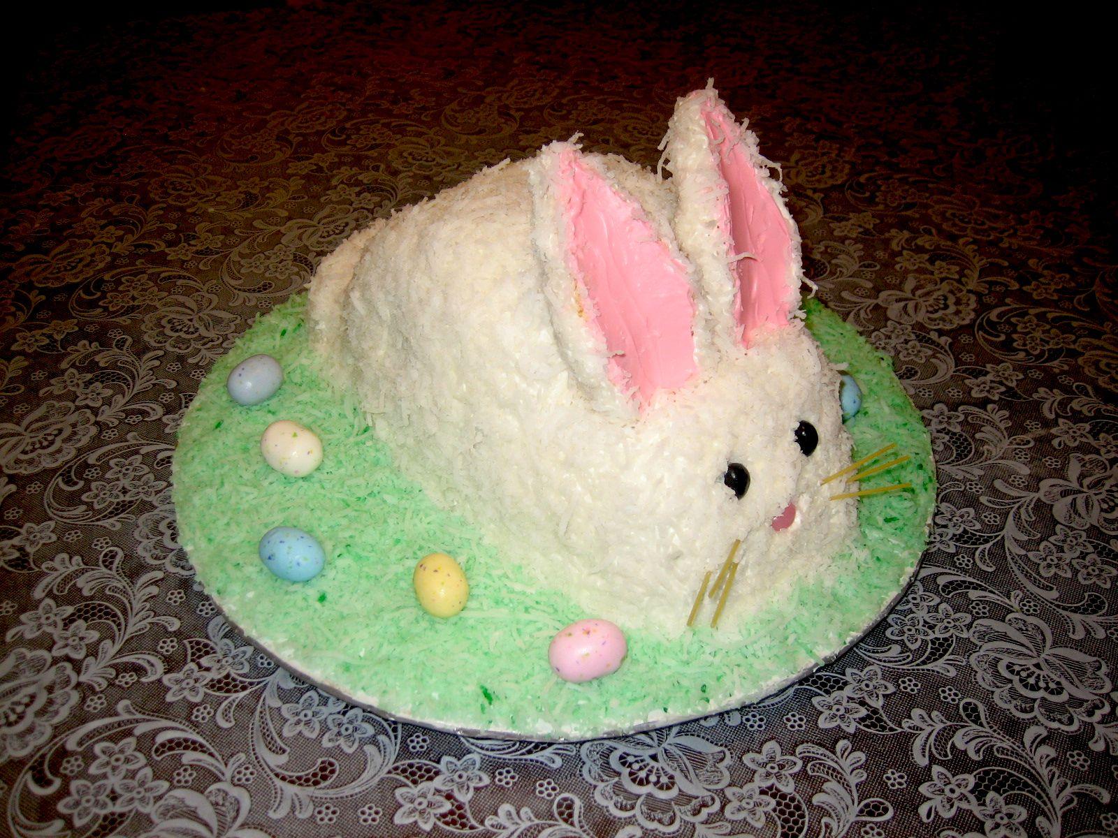 1600x1200 3D Easter Bunny Cake Pan
