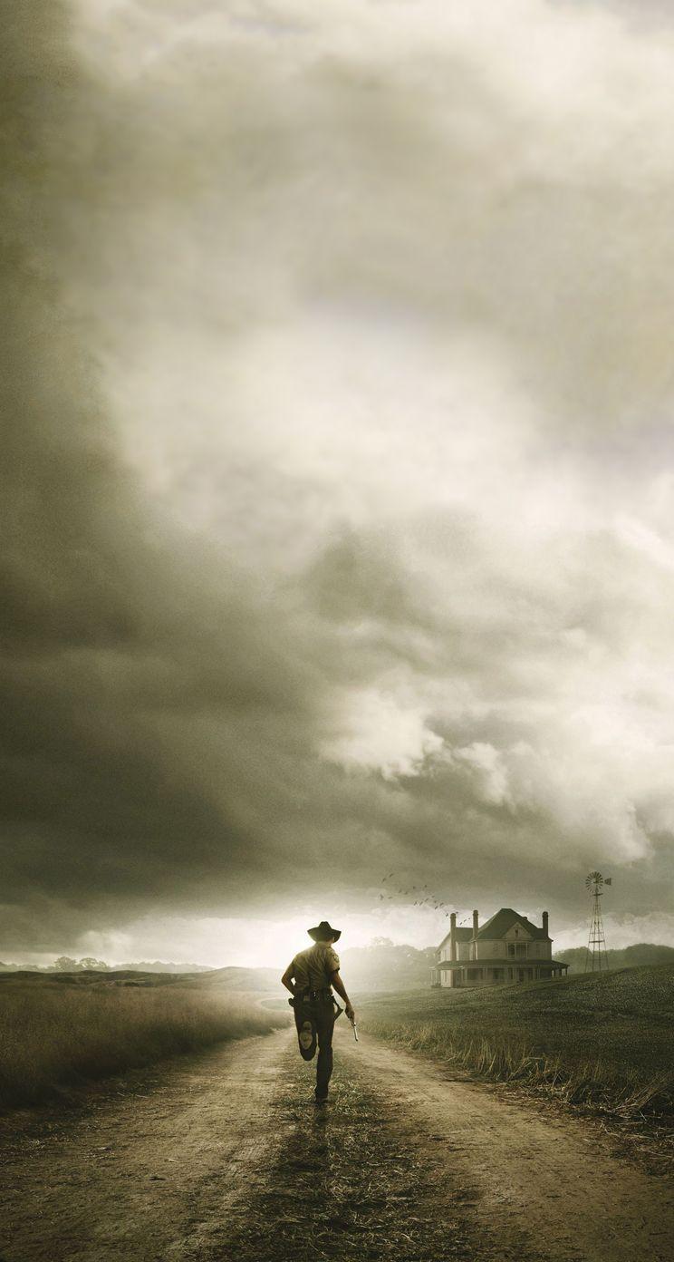 744x1392 Walking Dead Phone Wallpaper