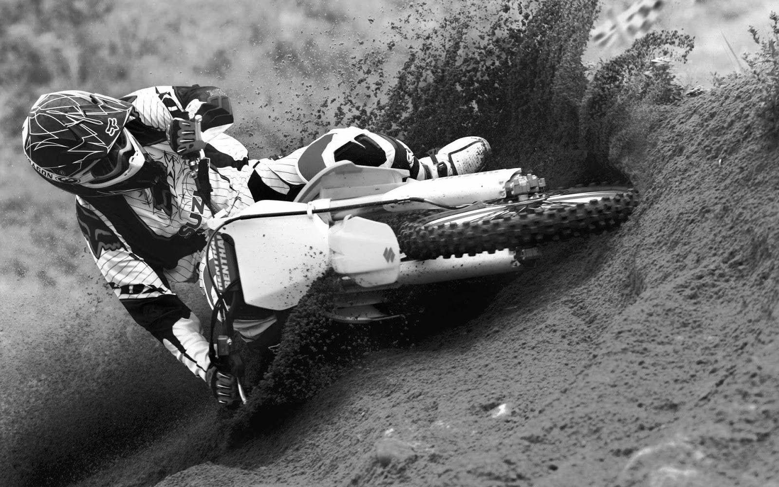 1600x1000 Dirt Bikes black and white wallpaper. Suzuki motocross