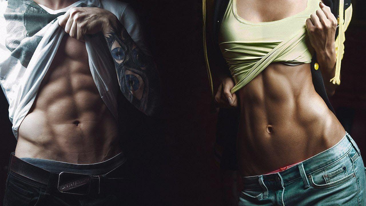 1280x720 Man and Woman Six Pack Abs HQ Wallpaper