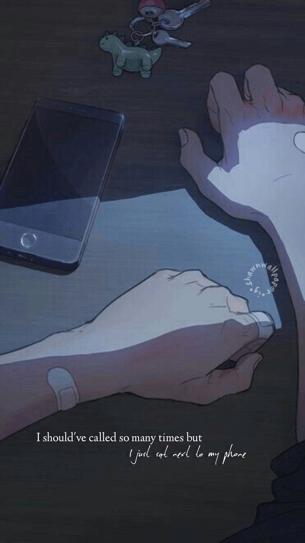 1242x2208 Aesthetic Anime Wallpaper Phone